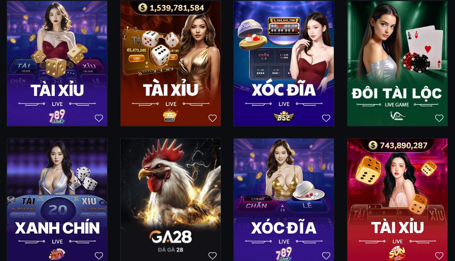  Live Casino DB Zo88 có kho gam cực khủng