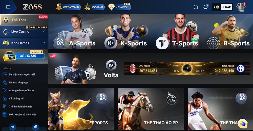 Thể Thao SABA Zo88