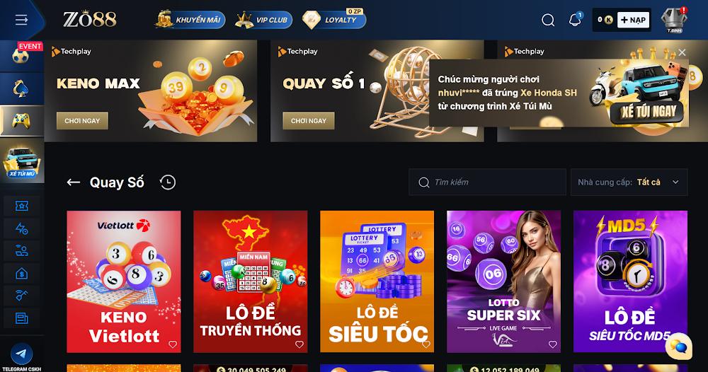 Xổ Số Siêu Tốc Zo88