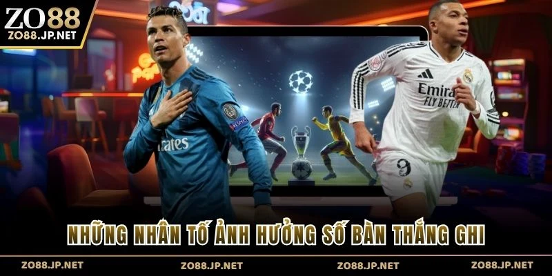 Những nhân tố ảnh hưởng số bàn thắng ghi