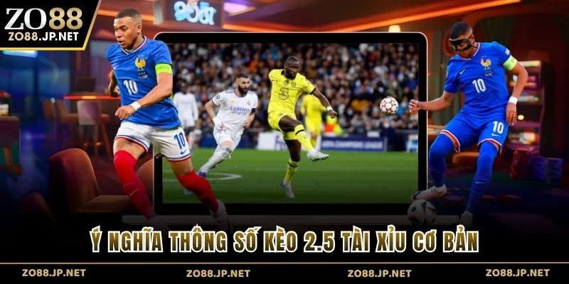 Ý nghĩa thông số kèo 2.5 tài xỉu cơ bản